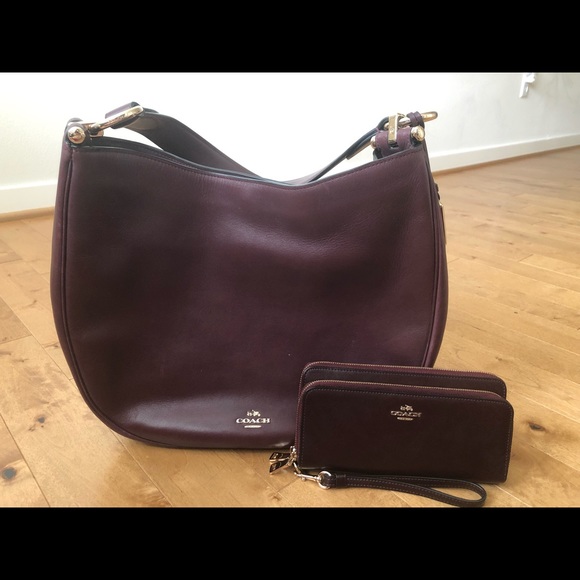 Coach Nomad hobo shoulder bag with keychain wallet - Picture 8 of 8